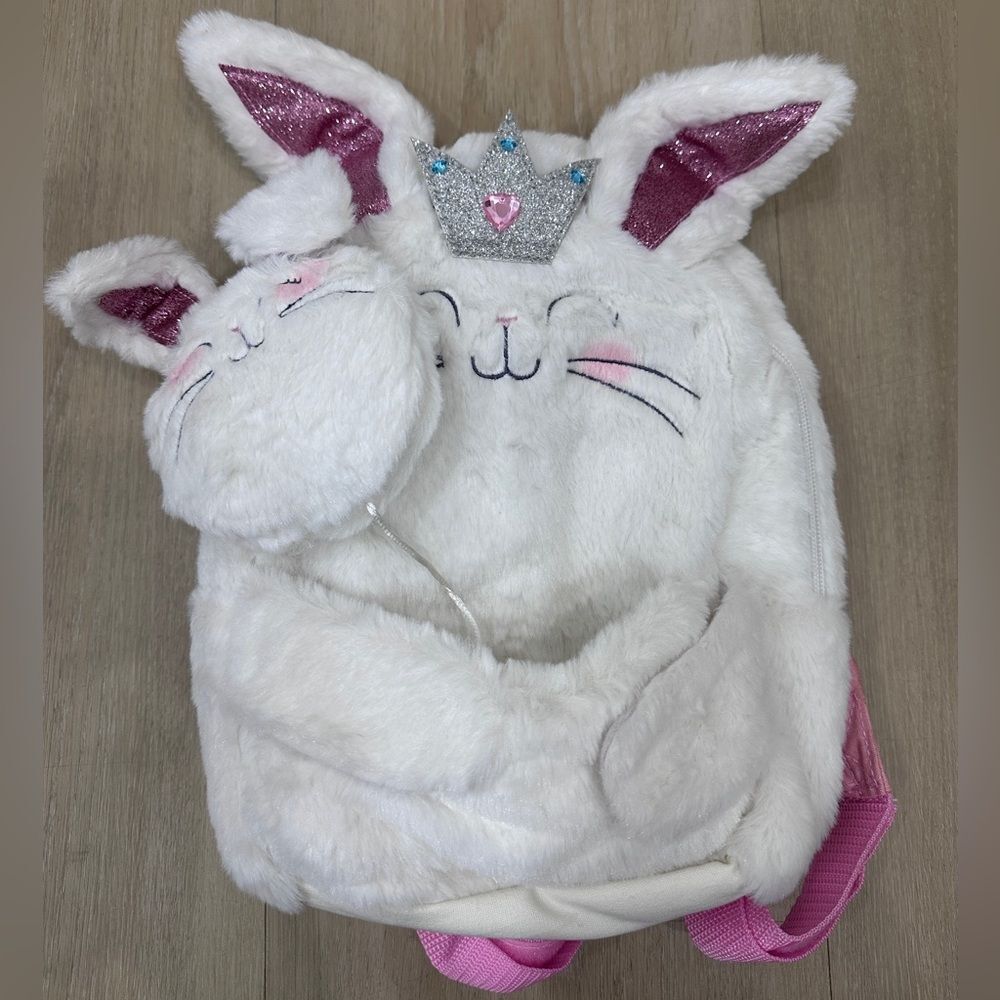 Fuzzy Cute Bunny Backpack - Picture 4 of 7